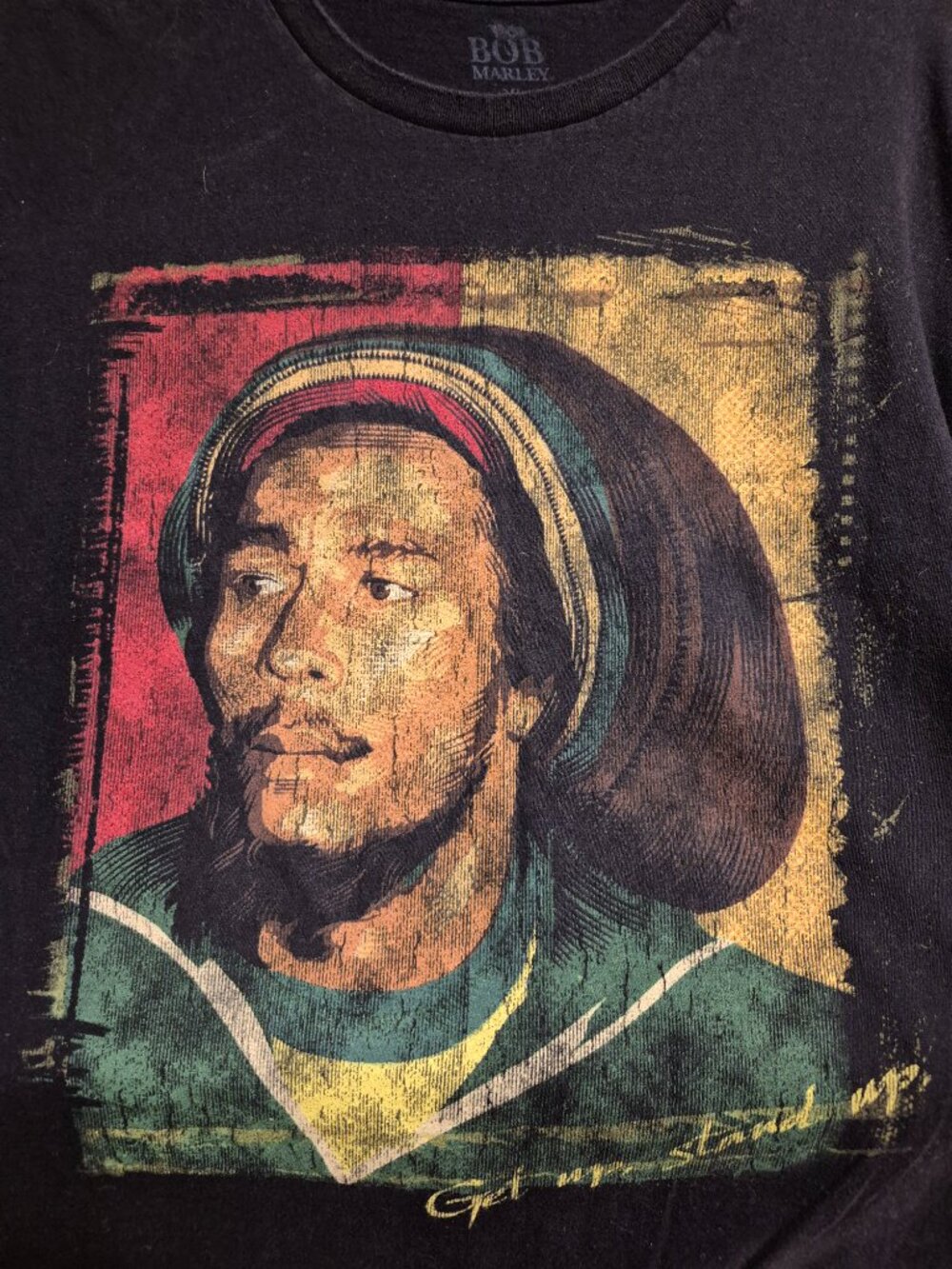 Bob Marley Get Up, Stand Up Graphic Tee